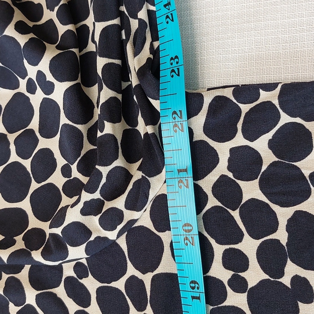 Susan Graver Black And White Top L Euc Sweetheart Neckline — image 8 of 8